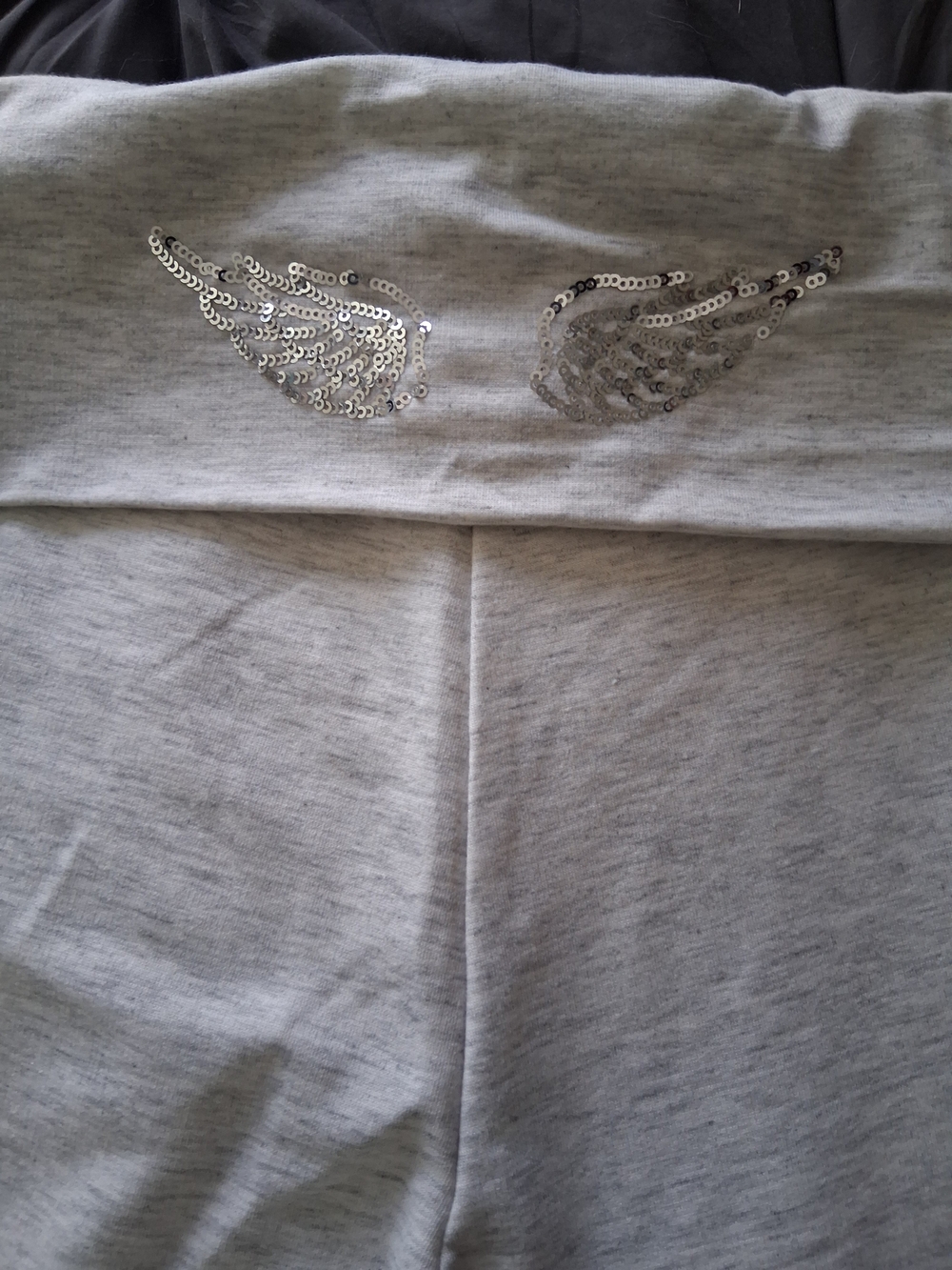 Angel Wing Fold Over Yoga Pants